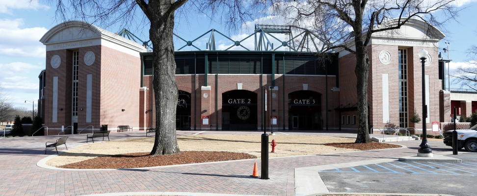 Exterior of SEWELL-THOMAS BASEBALL STADIUM
